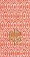 Orange Amala Ikat Caspari Guest Towels Image 3 of 3